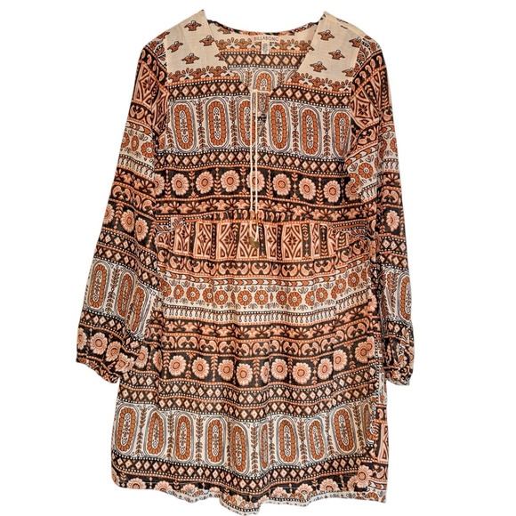 Billabong‎ Sz L Tunic Dress Boho Pull On Beach Festival Vacation - Picture 1 of 13